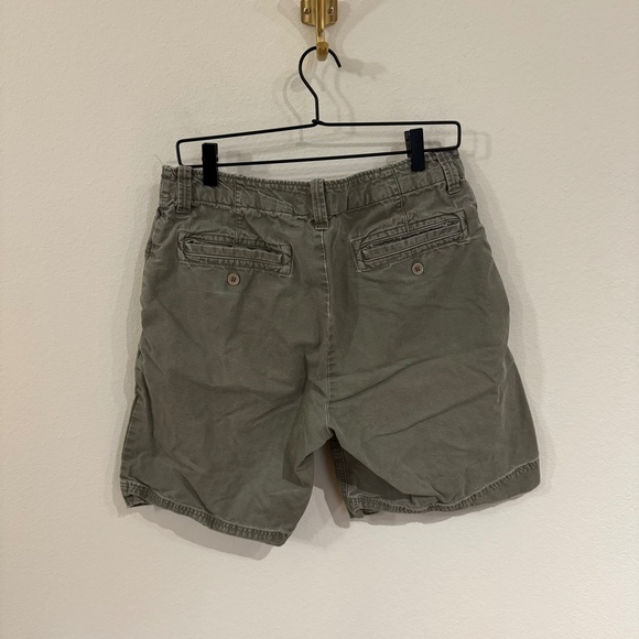 J. Crew Shorts Men's Size 32 Green Brown Chino Casual Cotton Preppy - Picture 4 of 4